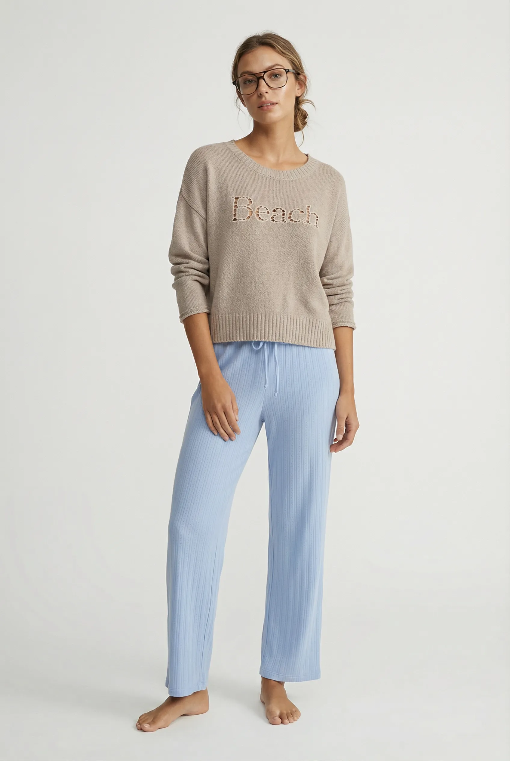 Beach Embroidered Sweater sold by Mixology product image thumbnail 2