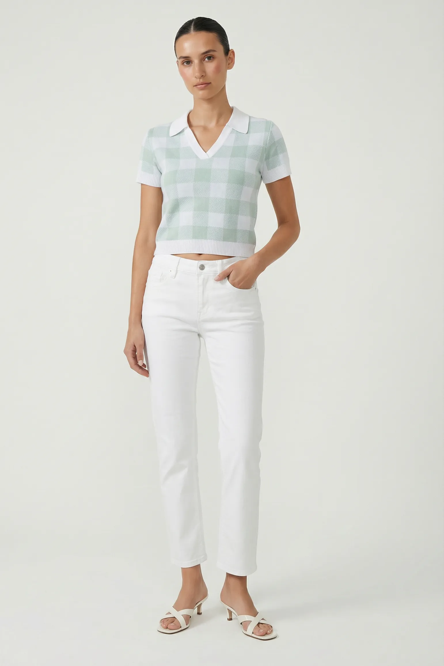 Ginger Gingham Sweater sold by Mixology product image thumbnail 2