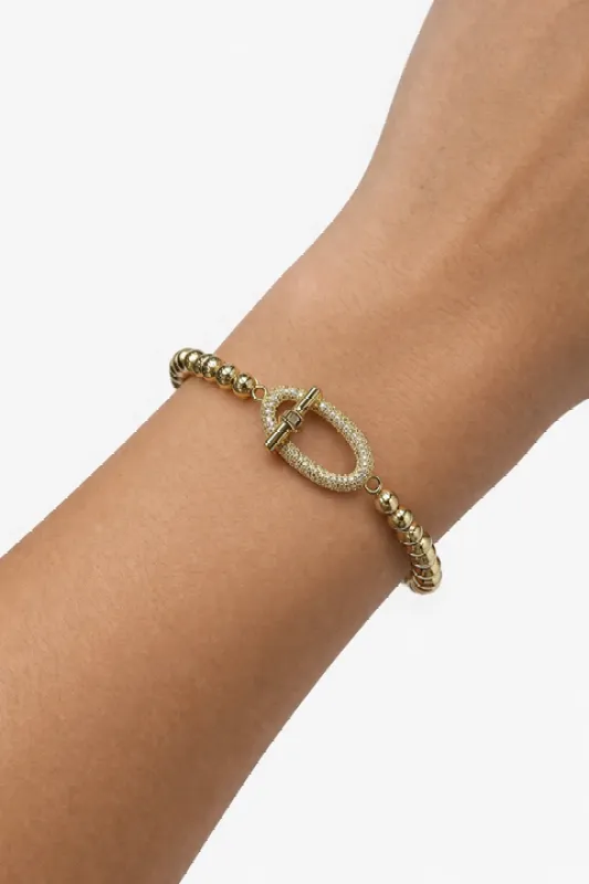 Sury Cz Toggle Ball Bracelet made by Mixology