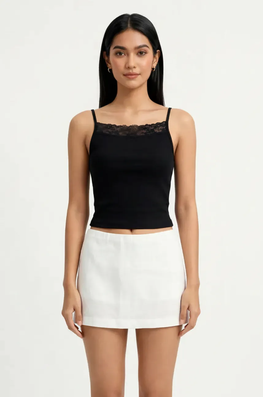 Essential Lace Trim Camisole sold by Mixology product image thumbnail 5