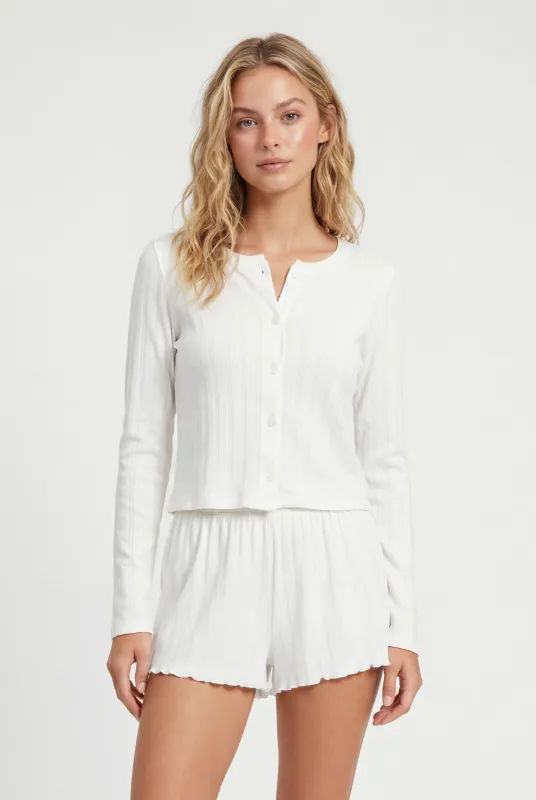 Lovely Pointelle Top made by Mixology