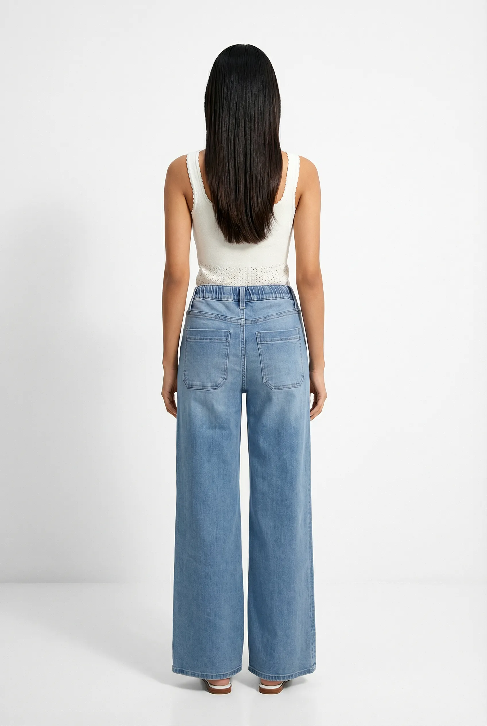 High Rise Wide Leg Drawstring sold by Mixology product image thumbnail 4