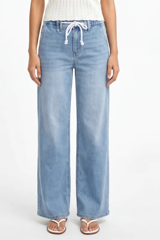 High Rise Wide Leg Drawstring made by Vervet