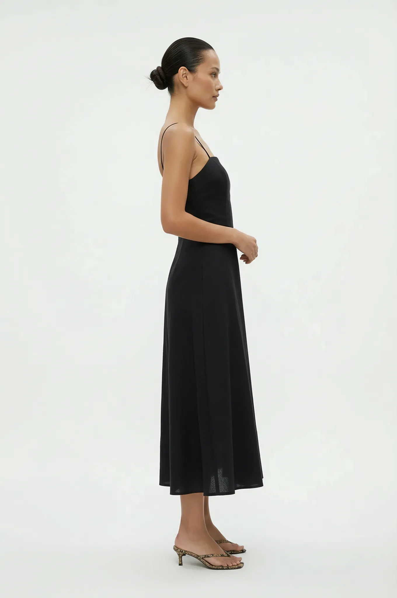 Sunset Beach Linen Midi Dress sold by Mixology product image thumbnail 3