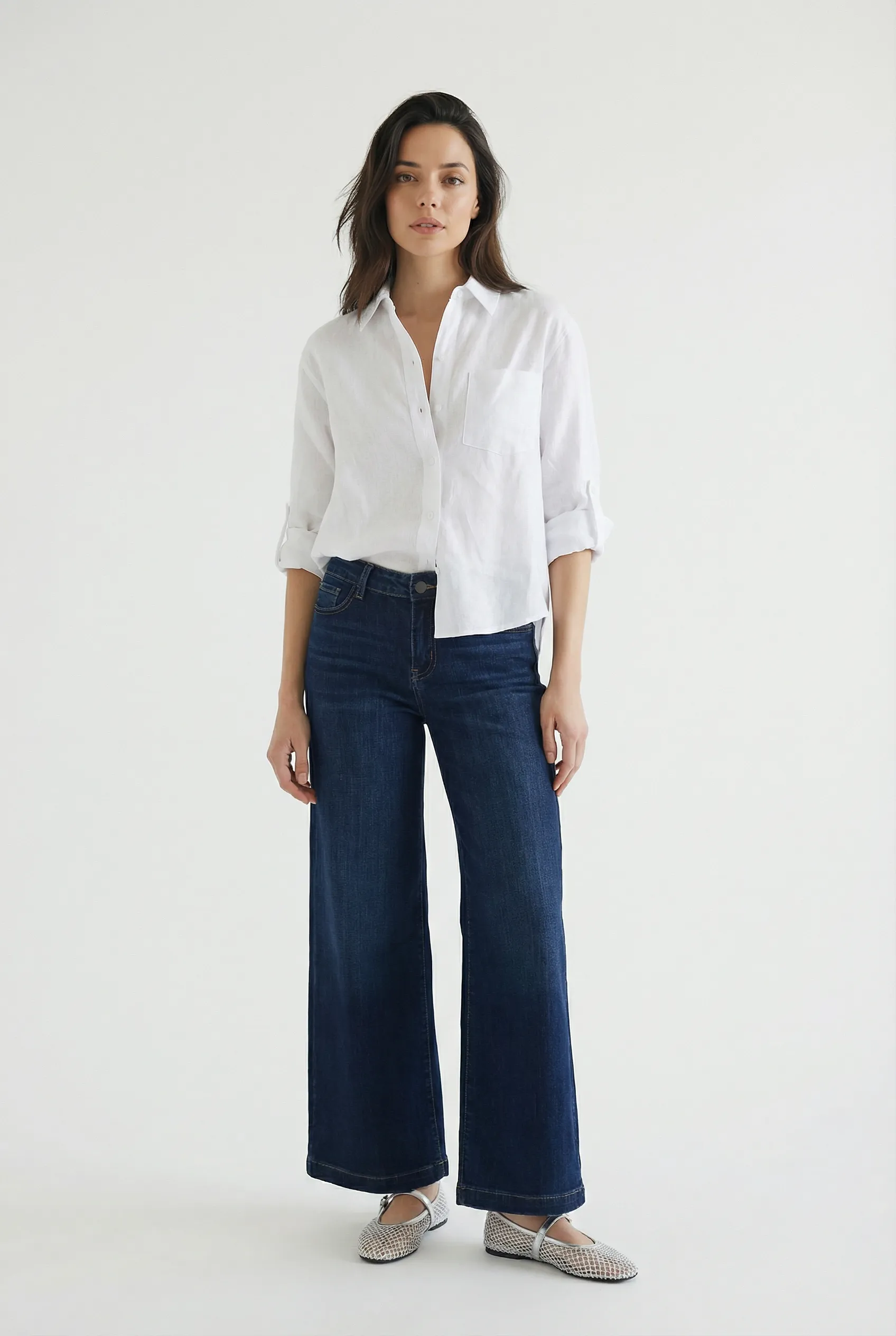 Mid Rise Wide Leg Trouser sold by Mixology product image thumbnail 2