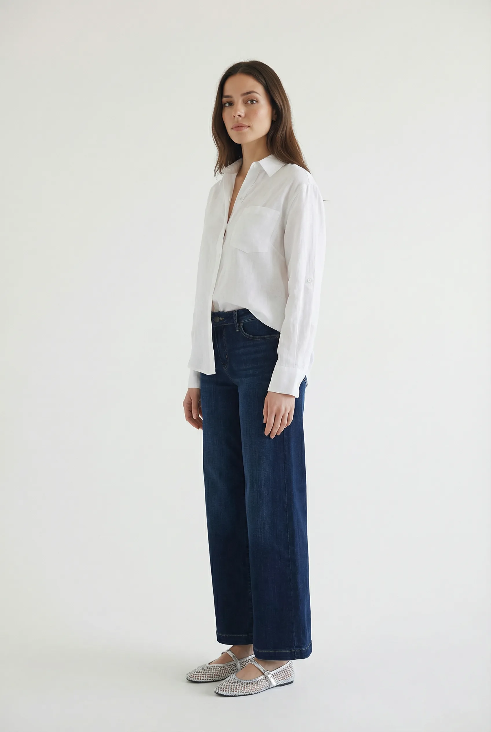 Mid Rise Wide Leg Trouser sold by Mixology product image thumbnail 3