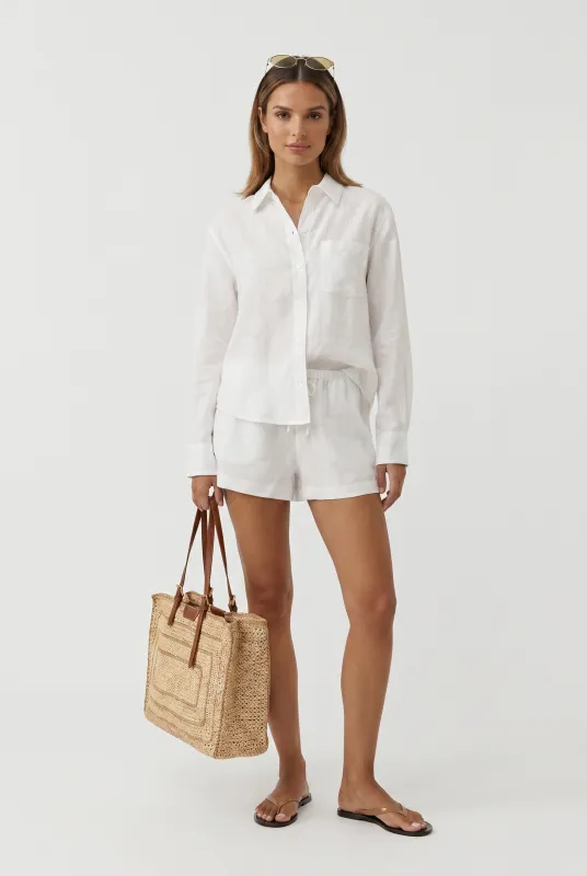 Rafia Tote With Leather Strap made by Urban Expressions