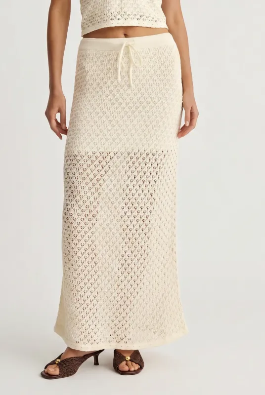 Windswept Crochet Skirt made by Z Supply