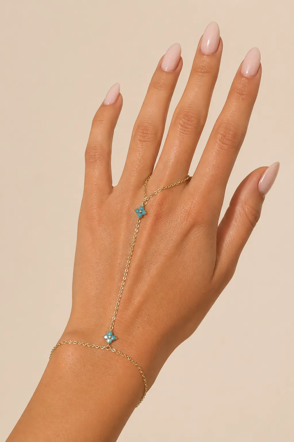 Cz Flower Hand Chain sold by Mixology product image thumbnail 4