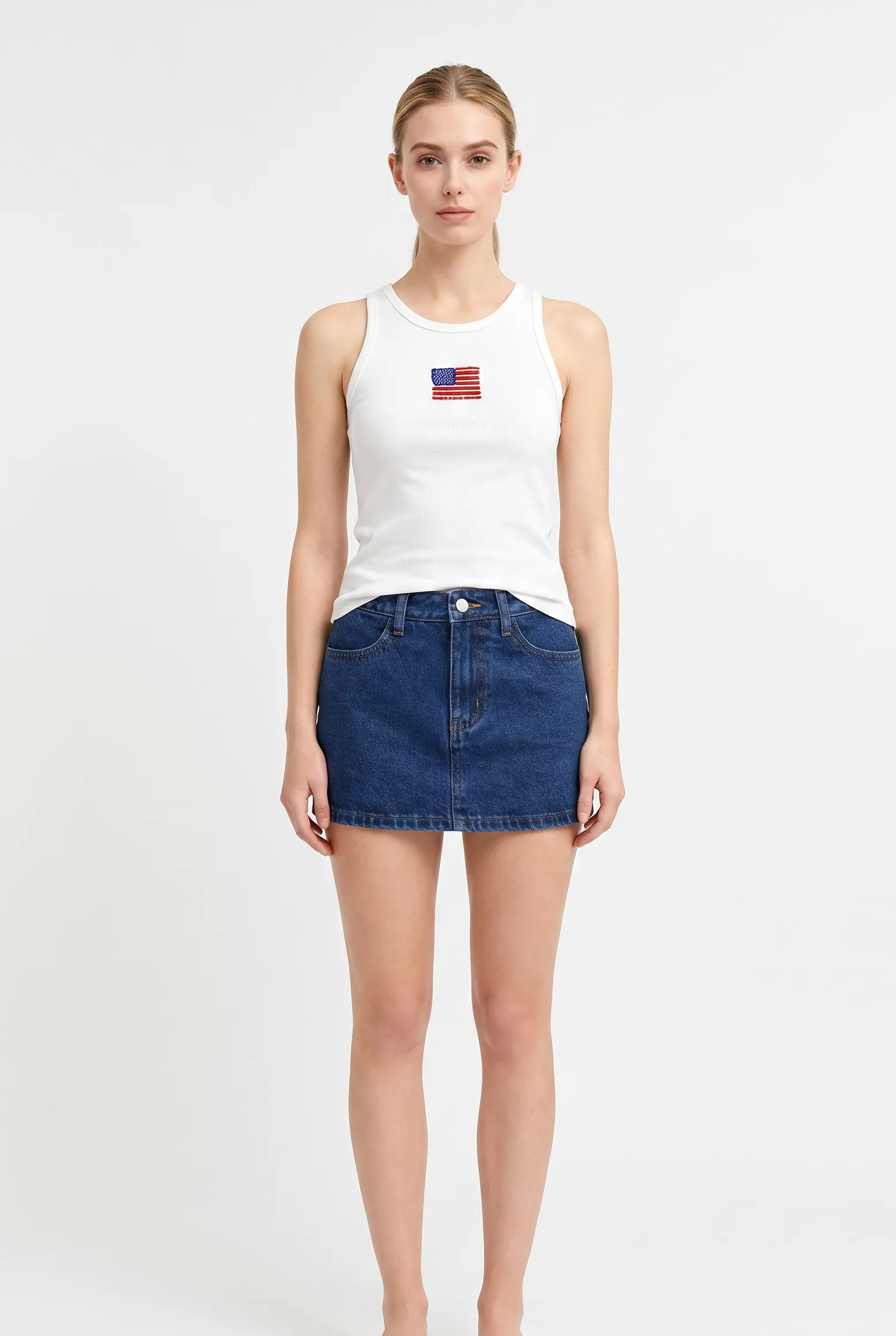 Liberty Beaded Rib Tank sold by Mixology product image thumbnail 2