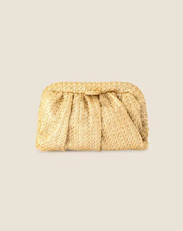 Stevie Pleated Clutch made by Olga Berg