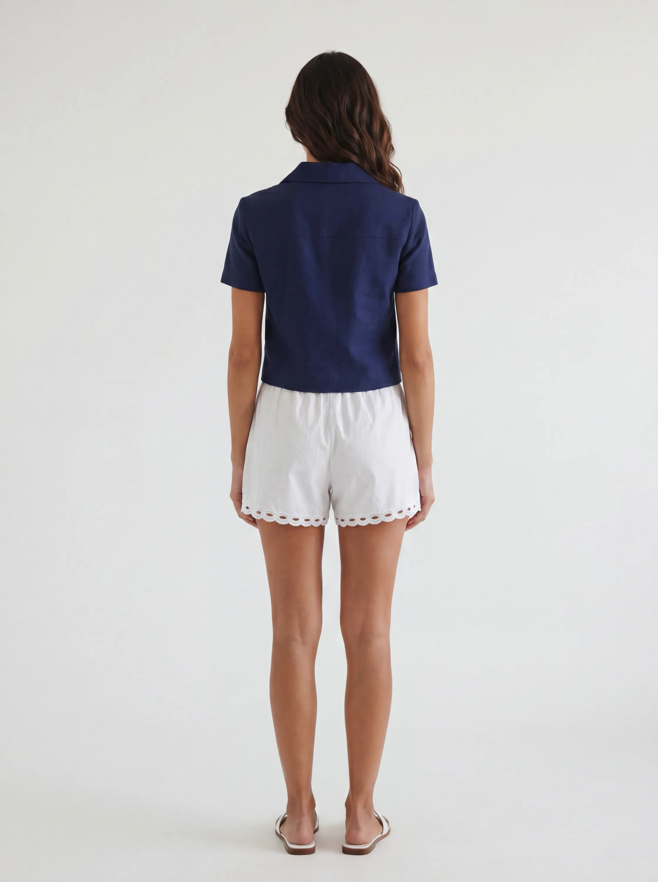 Ronnie Linen Short Sleeve Jacket sold by Mixology product image thumbnail 3