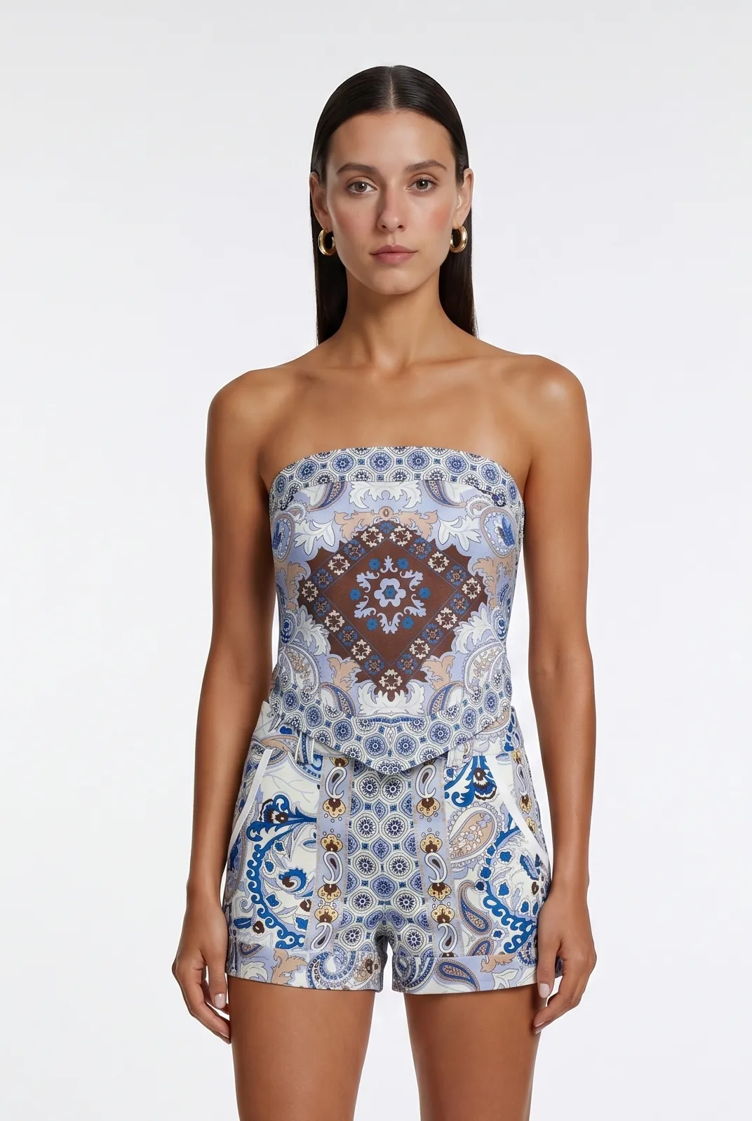 Brandi Bandana Strapless Top sold by Mixology