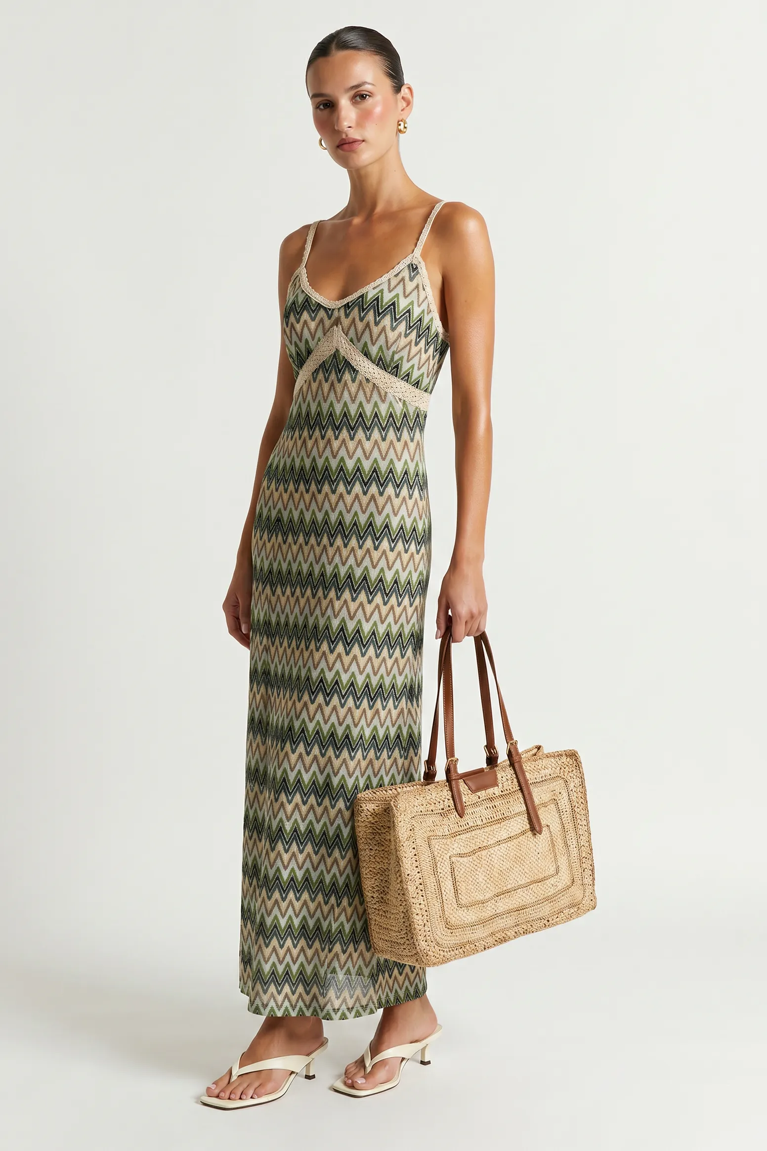 Capri Crochet Midi Dress sold by Mixology