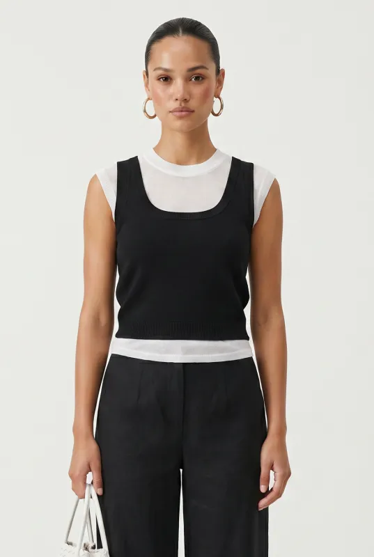 Alexa Layer Tee made by Central Park West