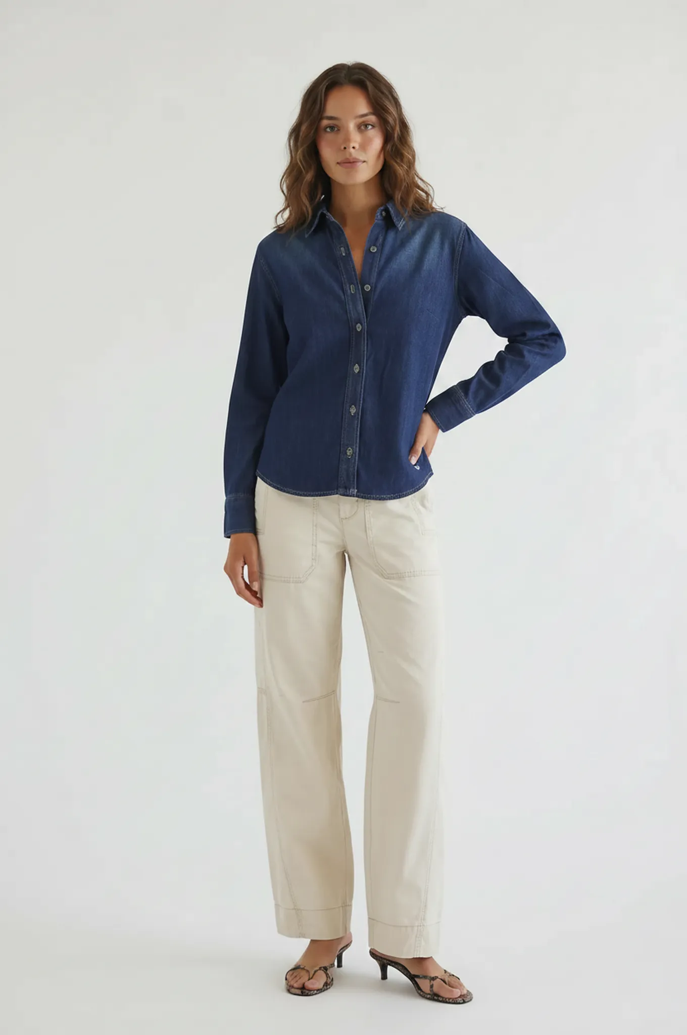 Classic Denim Shirt sold by Mixology product image thumbnail 2