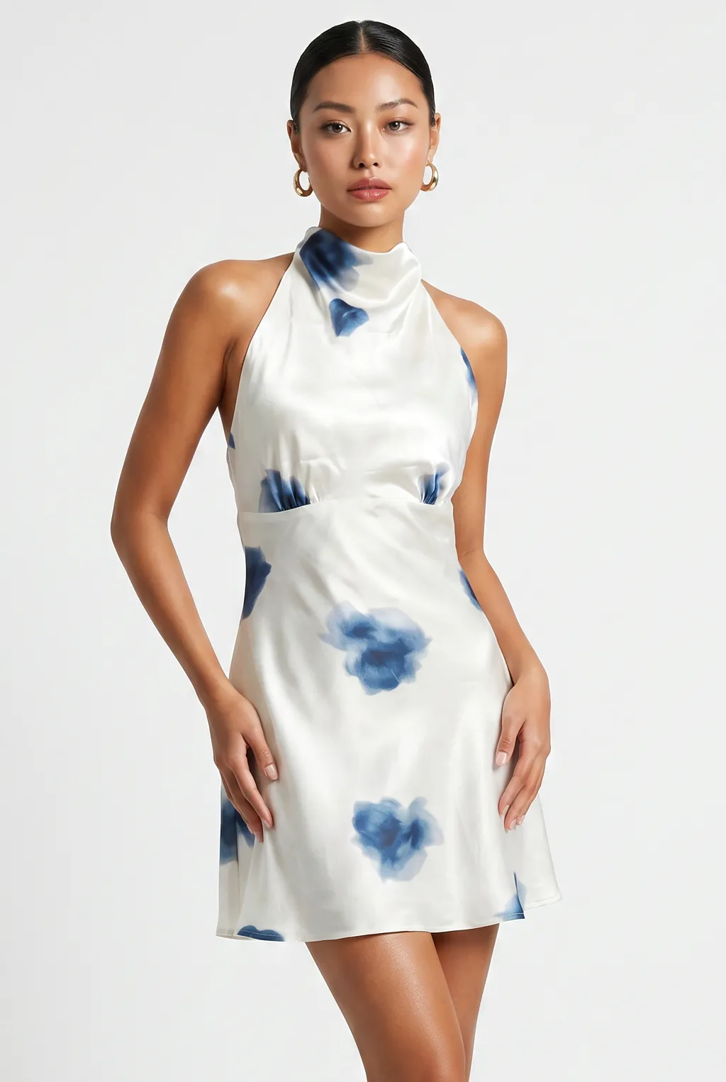 Iris Floral Mini Dress sold by Mixology