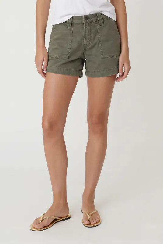 Mid Rise Carpenter Shorts made by Mica Denim