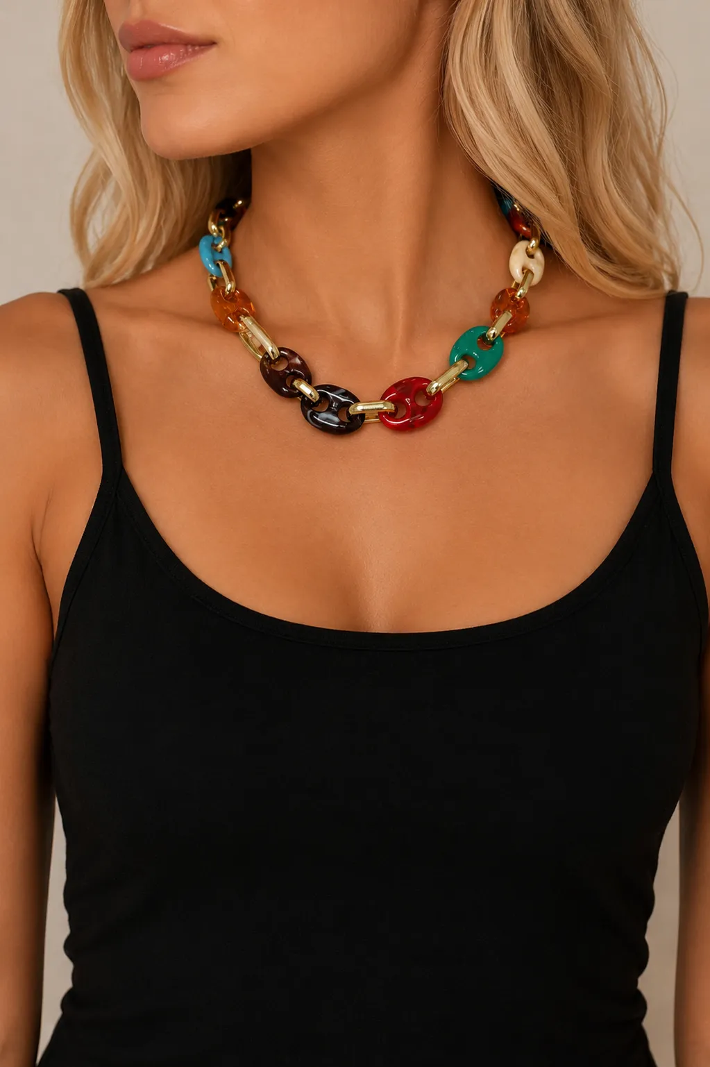 Zora Modern Link Necklace sold by Mixology product image thumbnail 2