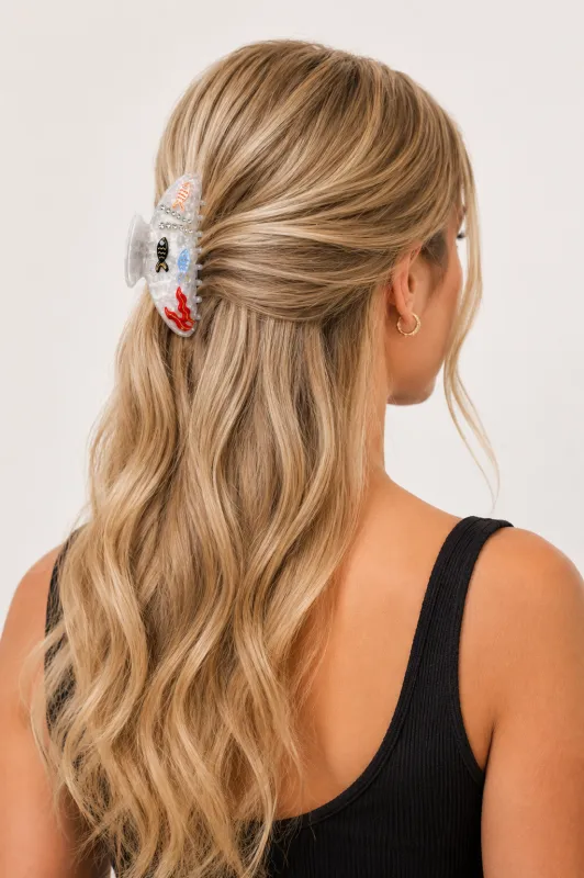 Flinn Fish Hair Clip made by Mixology