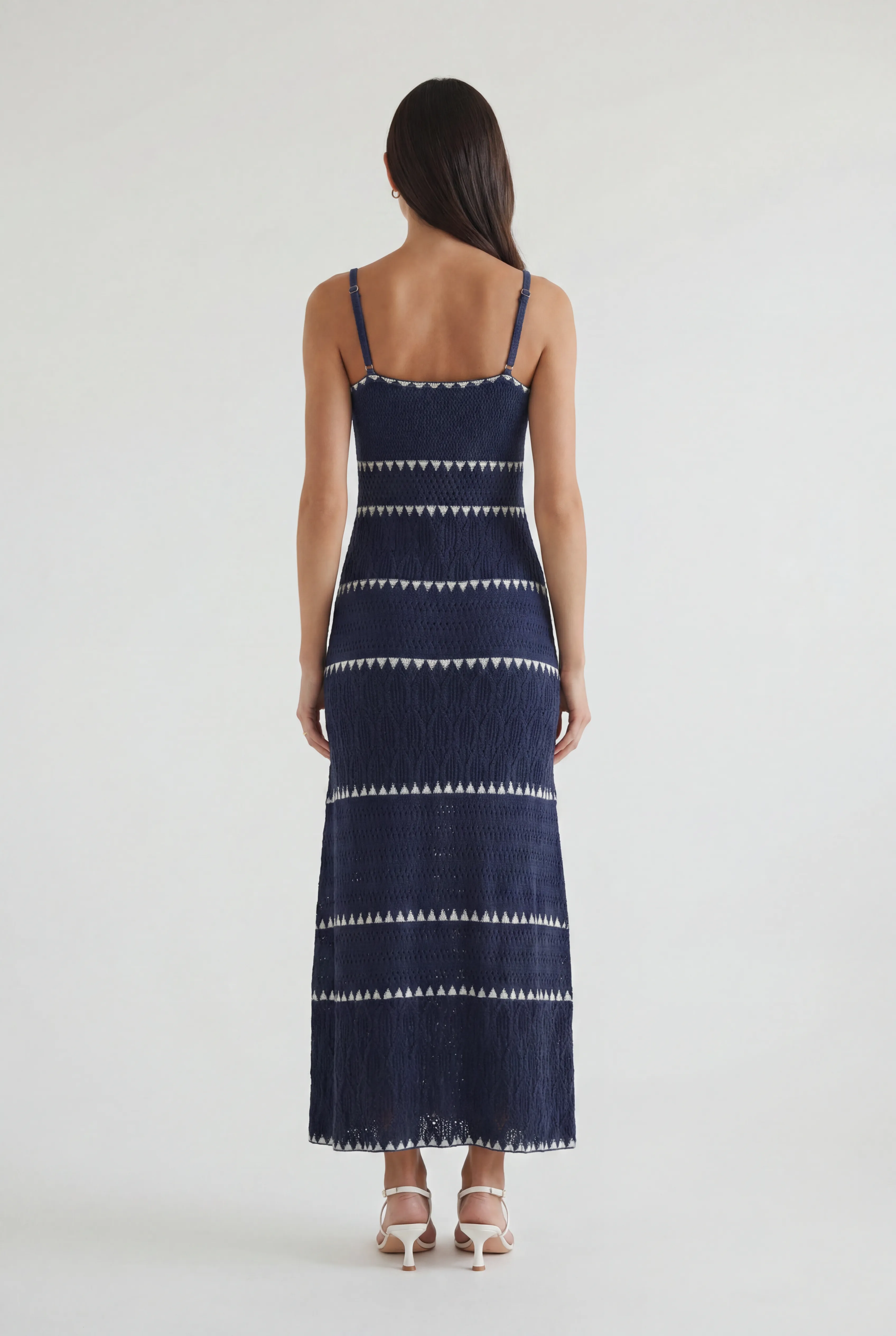 Catamaran Striped Maxi Dress sold by Mixology product image thumbnail 4