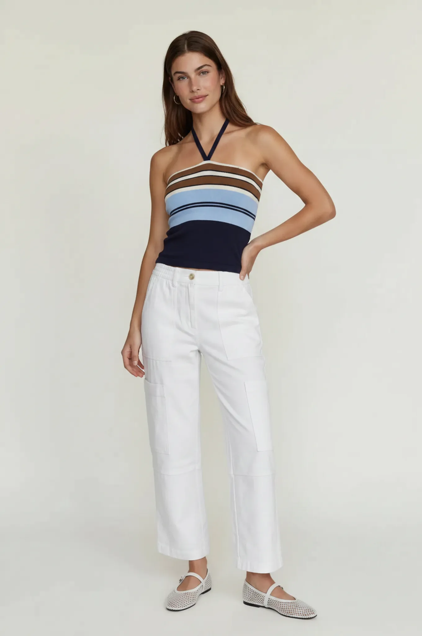 Riki Knit Halter Top sold by Mixology product image thumbnail 2