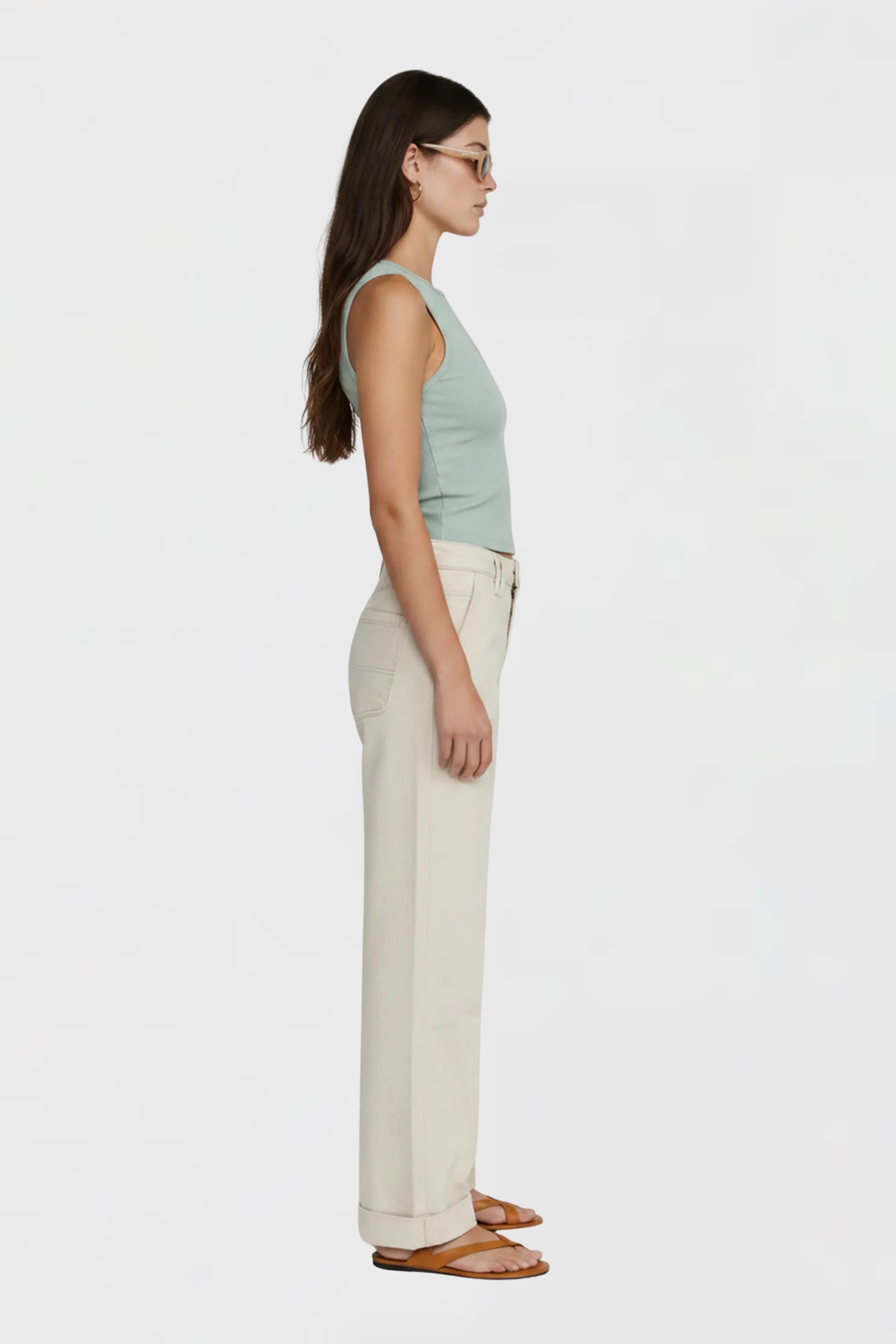 The Easy V Neck Rib Tank sold by Mixology product image thumbnail 3