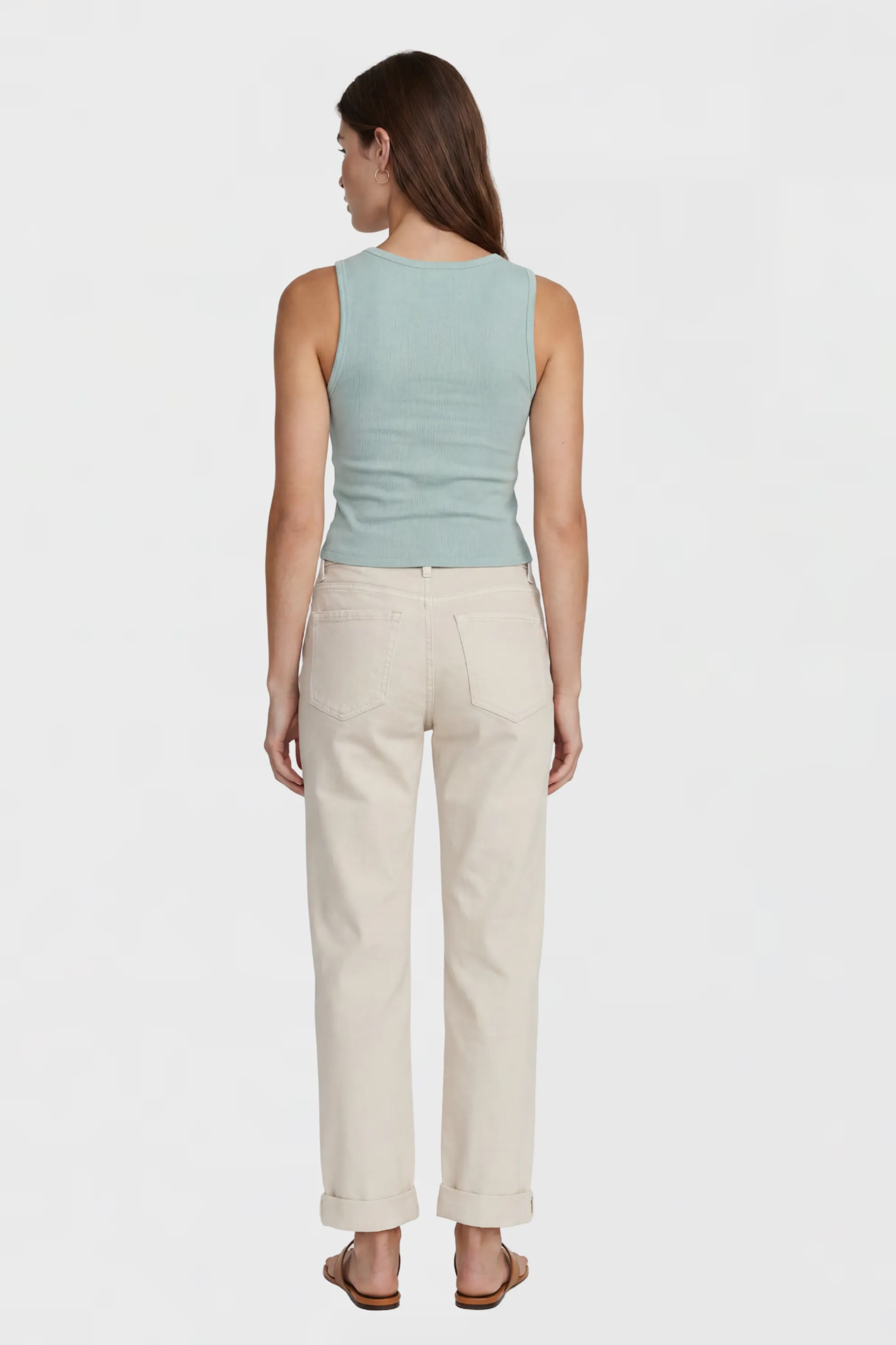 The Easy V Neck Rib Tank sold by Mixology product image thumbnail 4