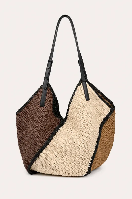 Ruthi Woven Tote made by Moda Luxe