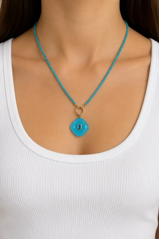 Taryn Turq Bead And Pendant made by Mixology