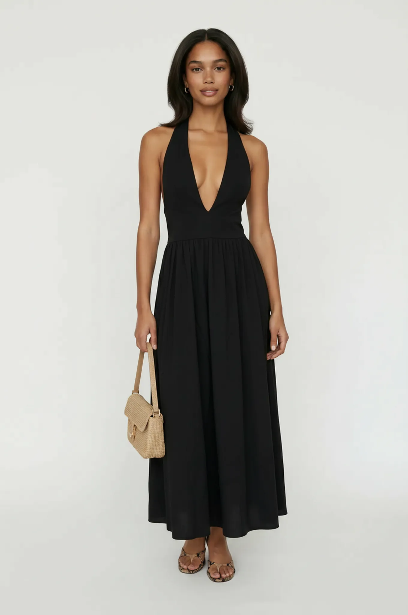 Nola Halter Maxi Dress sold by Mixology product image thumbnail 2