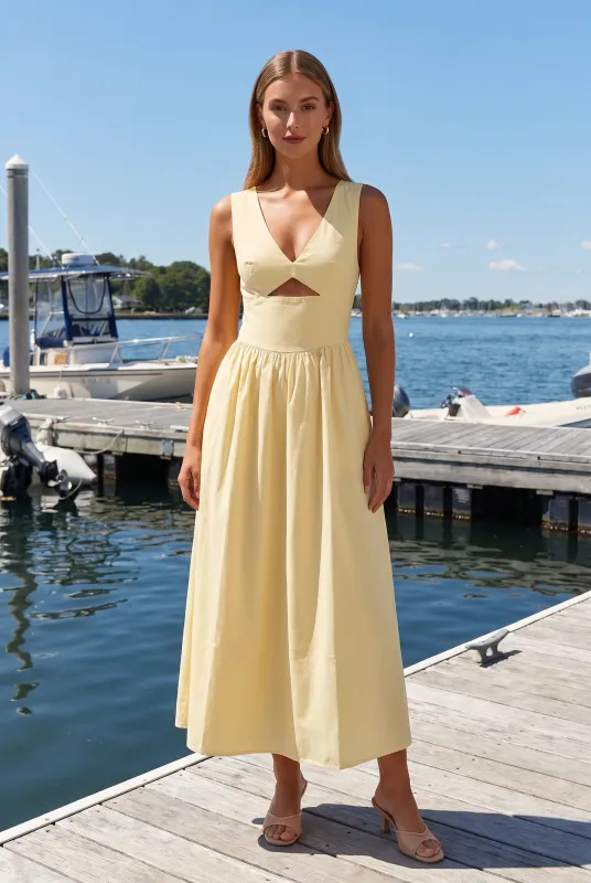 Tessa Cotton Maxi Dress made by Mixology