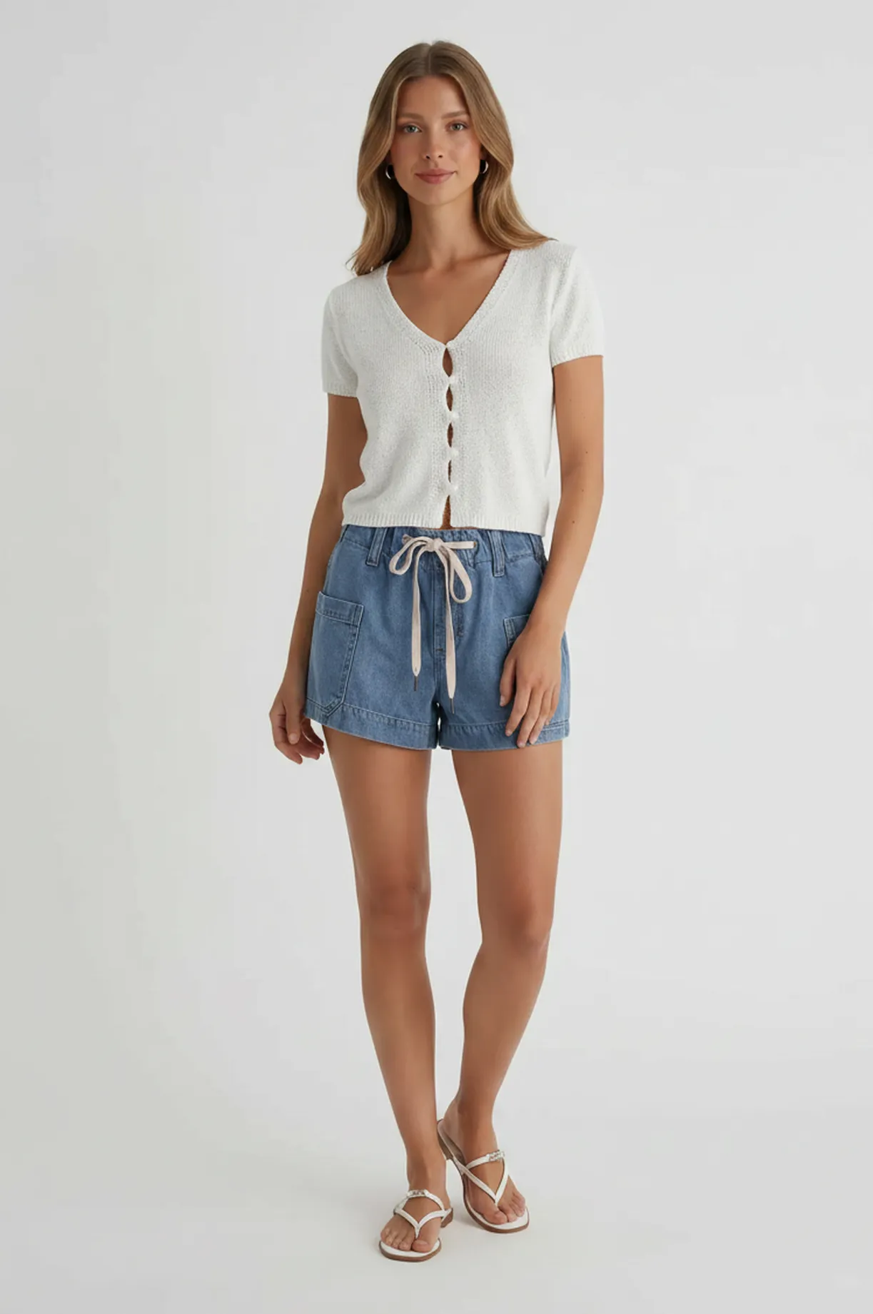 Loose Fit Tie Short sold by Mixology product image thumbnail 2