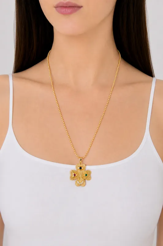 Lucky Bloom Pendant Necklace made by Mixology