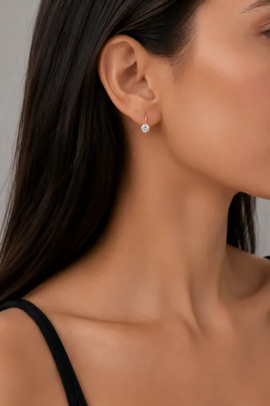 Sienna 7mm Bezel Stud Earring made by Mixology