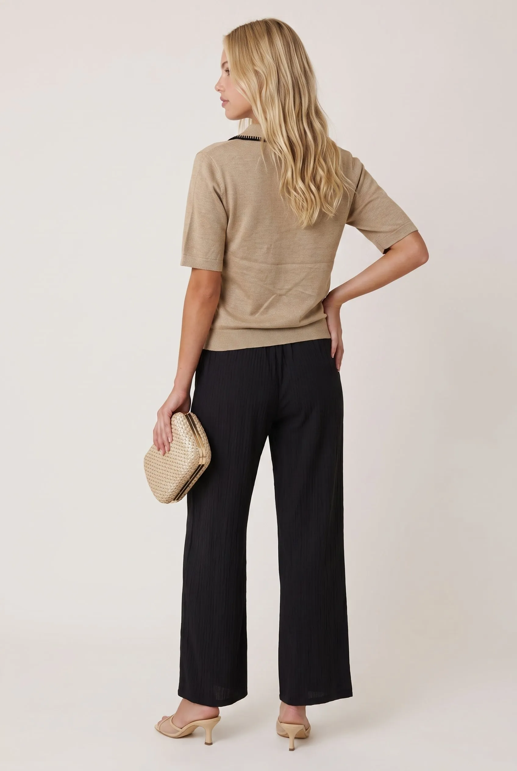 Whip Stitch Short Sleeve Polo sold by Mixology product image thumbnail 4