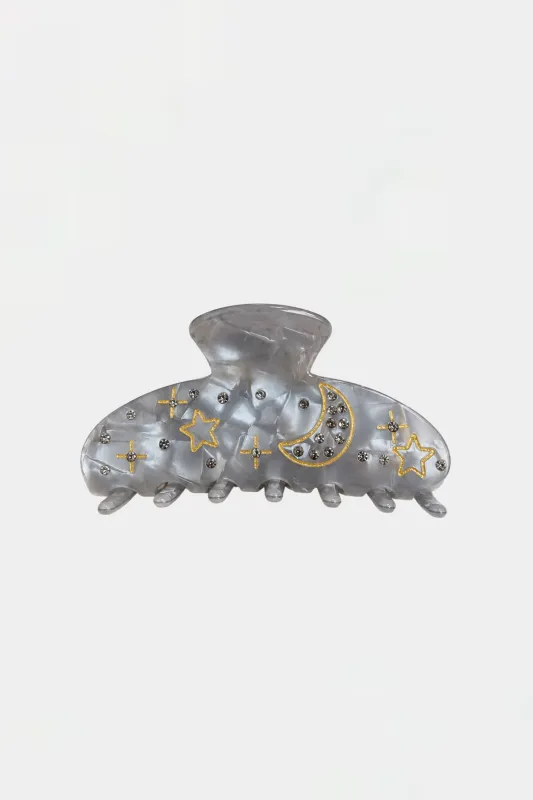 Lunar Celestial Hair Clip made by Mixology