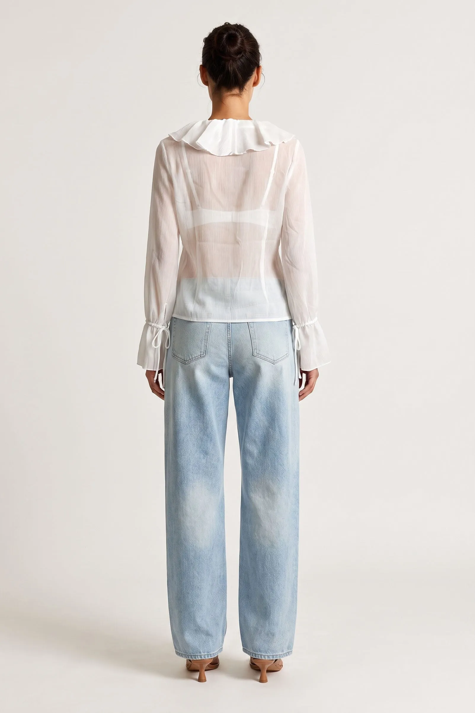 Nelli Chiffon Ruffle Top sold by Mixology product image thumbnail 5