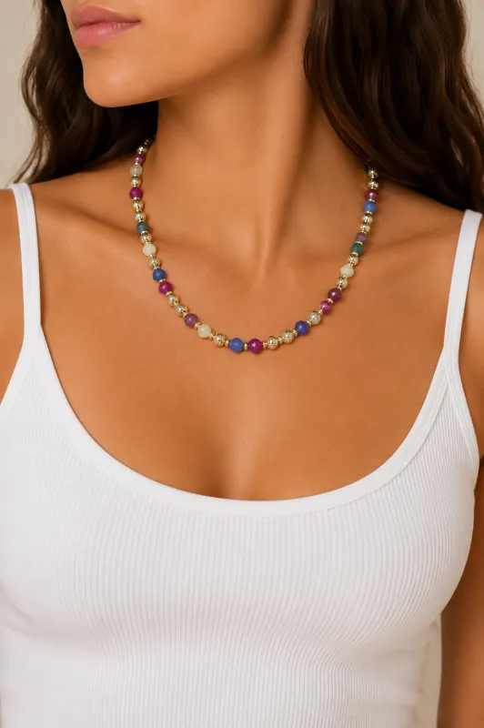 8mm 14k Chunky Necklace made by Mixology