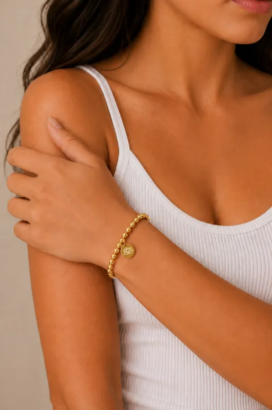 6mm Signature Gold Bracelet made by Mixology