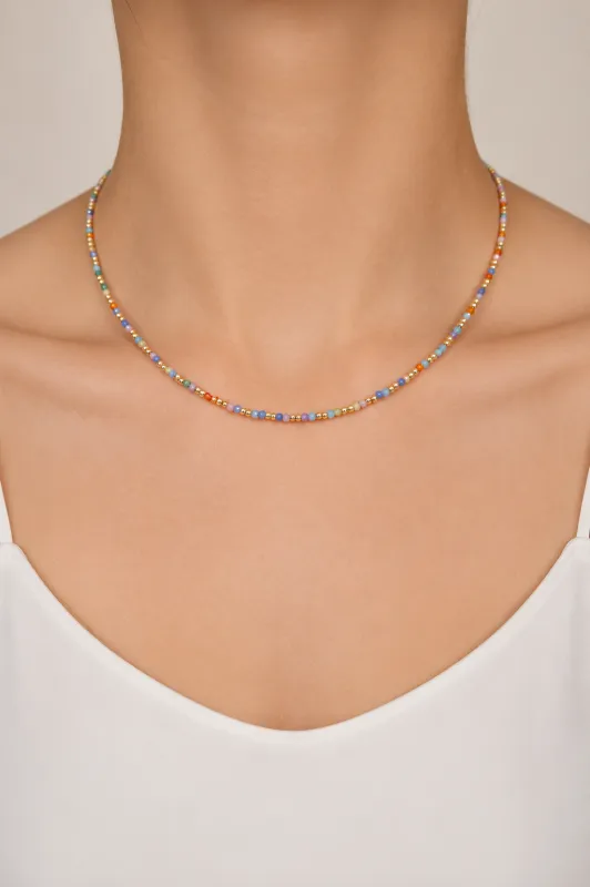 Hudson Multi Bead Necklace made by Mixology