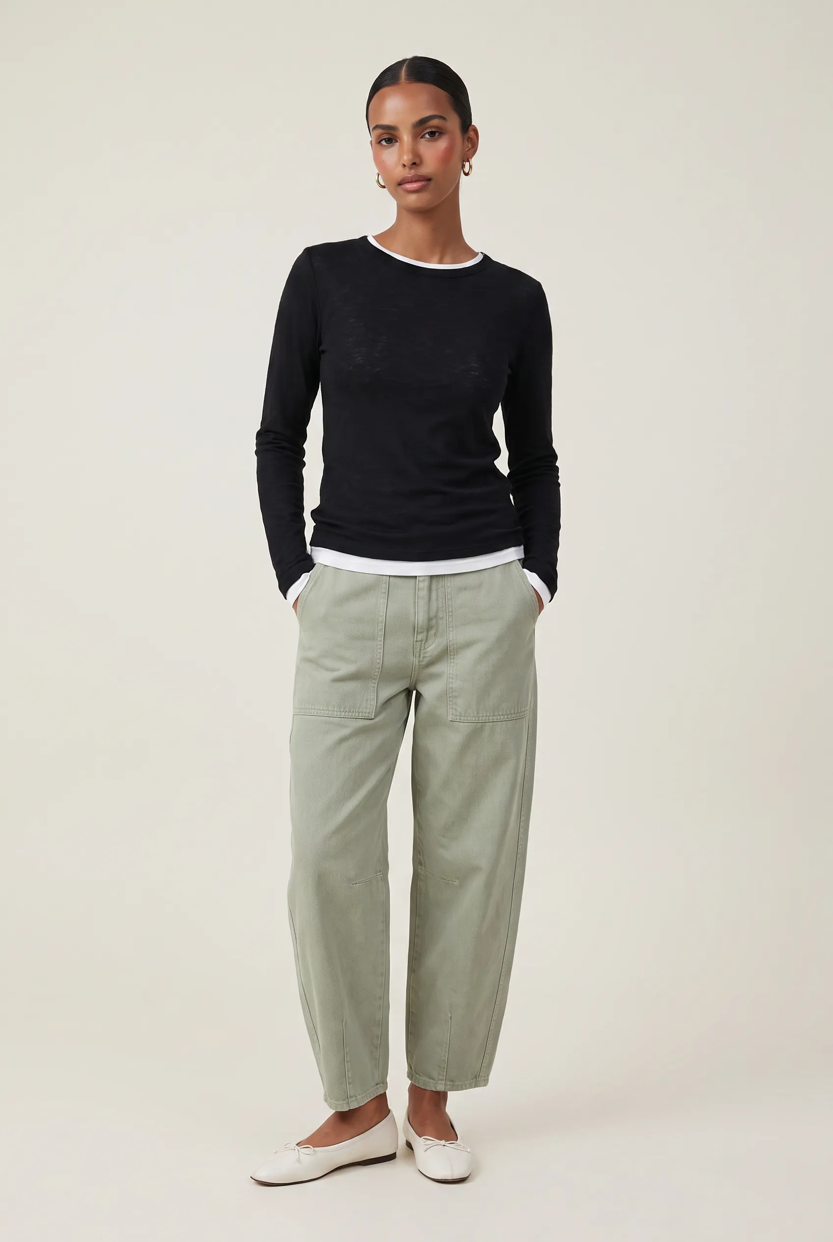 Make It A Double Layer Long Sleeve Top sold by Mixology product image thumbnail 2