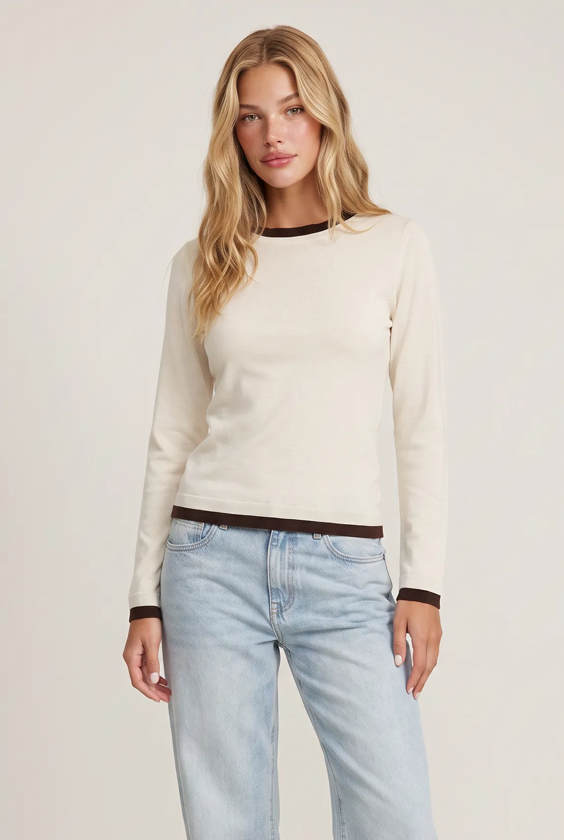 Make It A Double Layer Long Sleeve Top sold by Mixology product image thumbnail 5