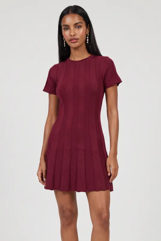 Raine Pleated Mini Dress made by Mixology