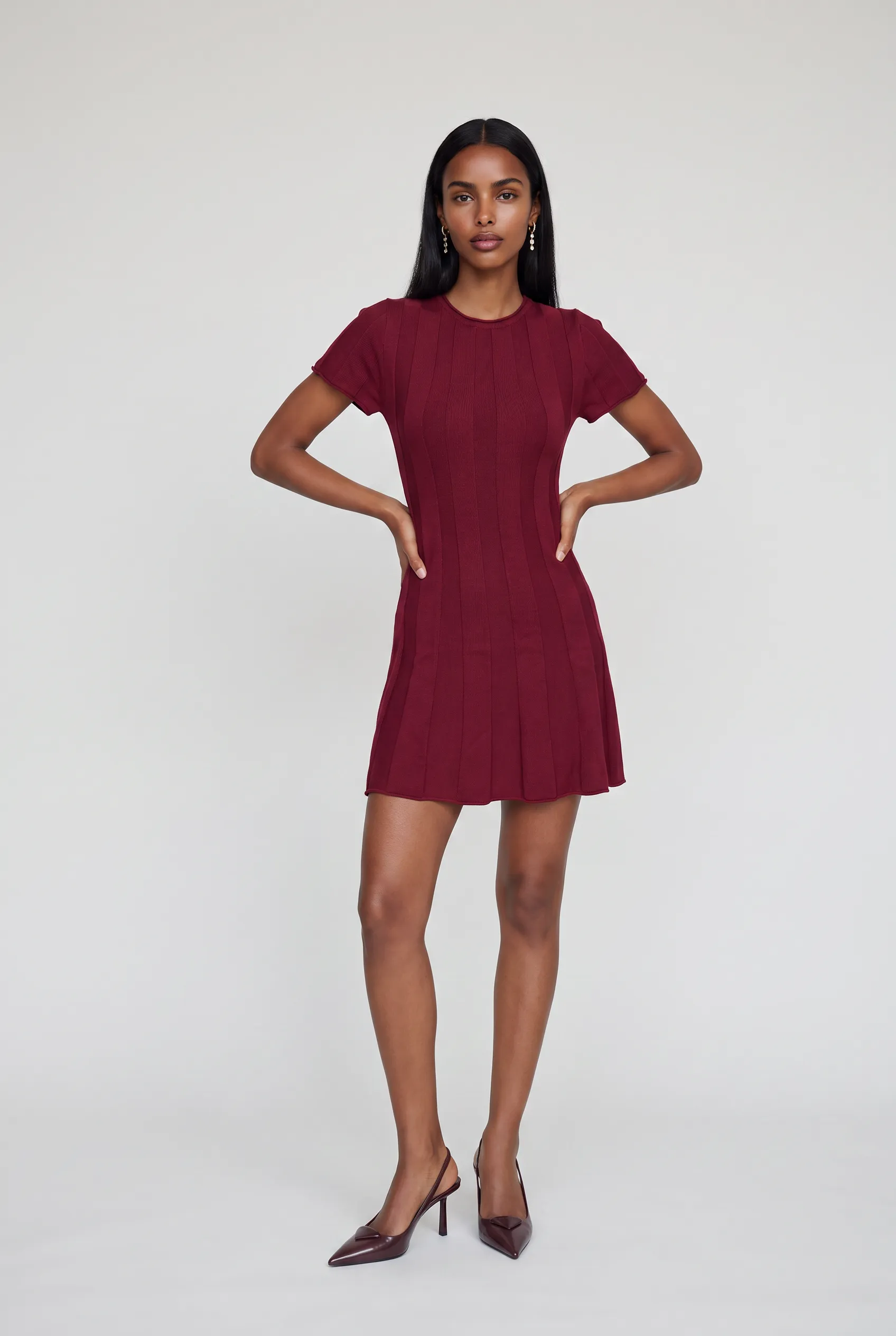 Raine Pleated Mini Dress sold by Mixology product image thumbnail 2