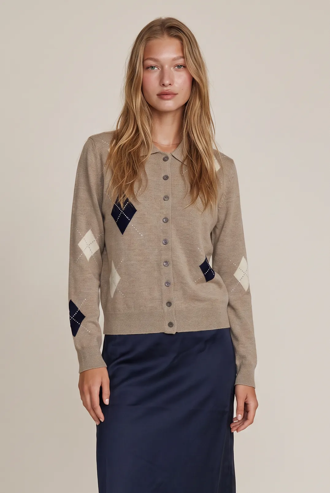 Monroe Argyle Cardigan sold by Mixology product image thumbnail 2