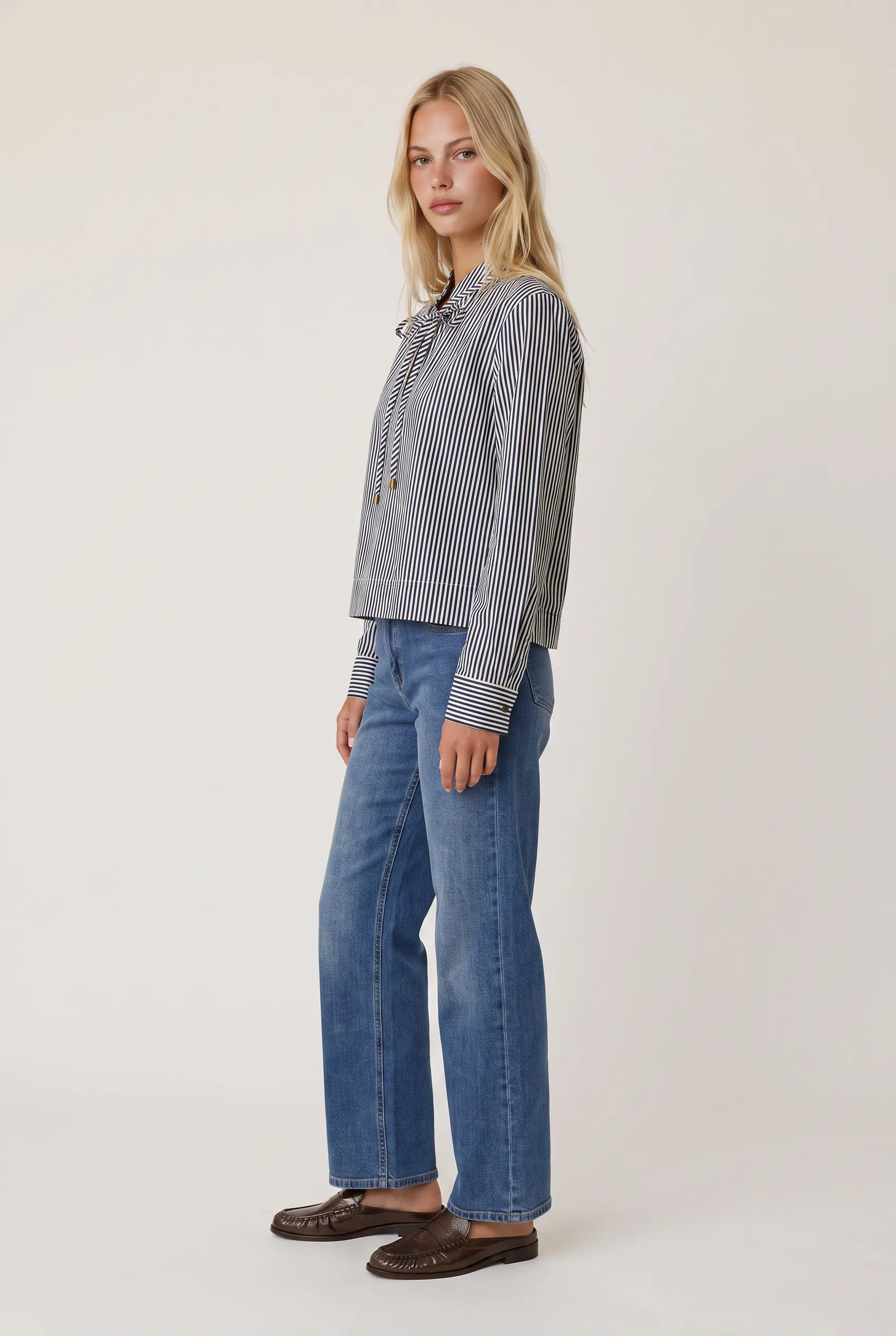 Lexi Woven Stripe Top sold by Mixology product image thumbnail 3