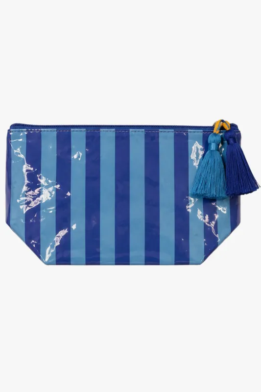 Striped Toiletry Pouch made by Mixology