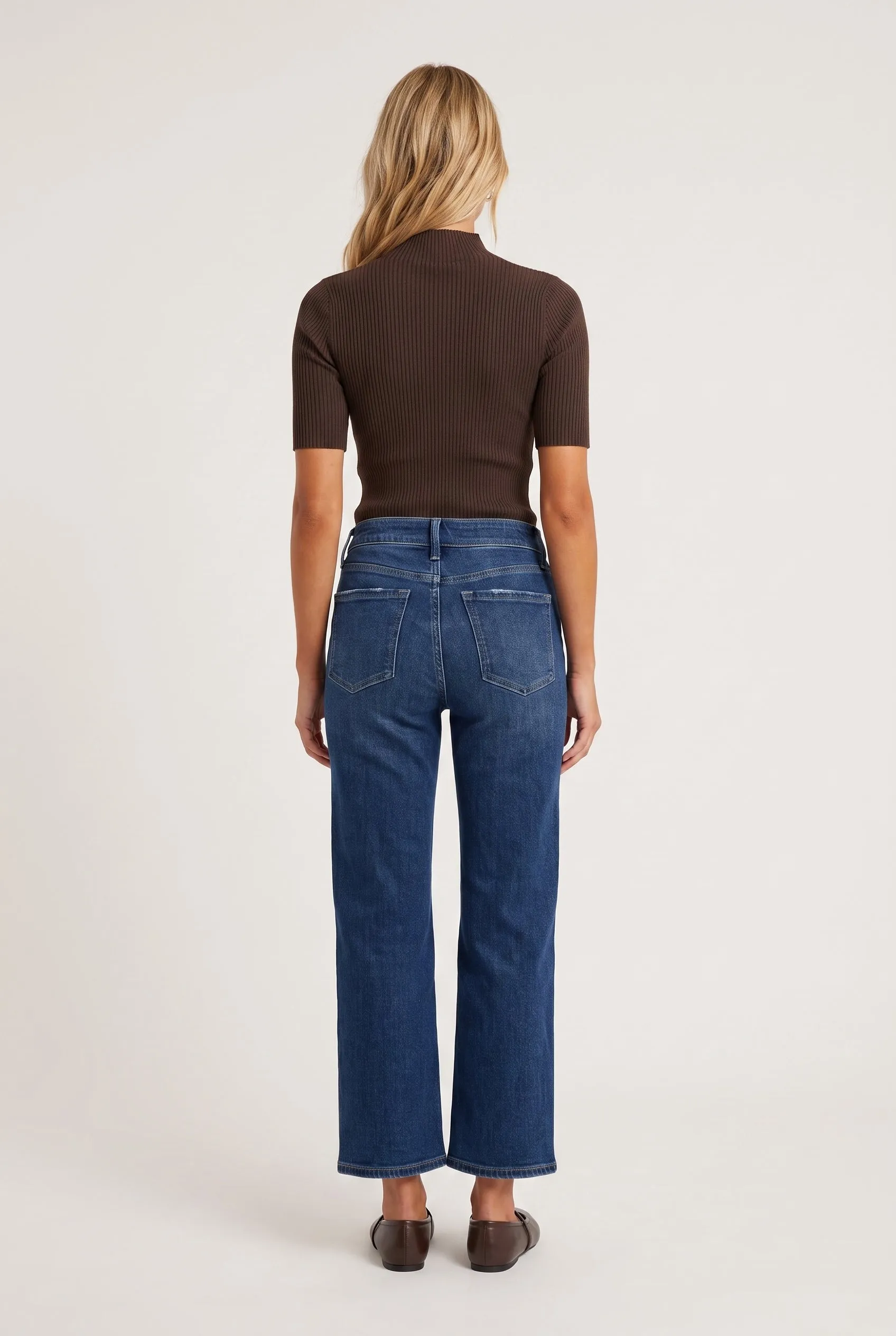 Mid Rise Slim Wide Crop sold by Mixology product image thumbnail 4