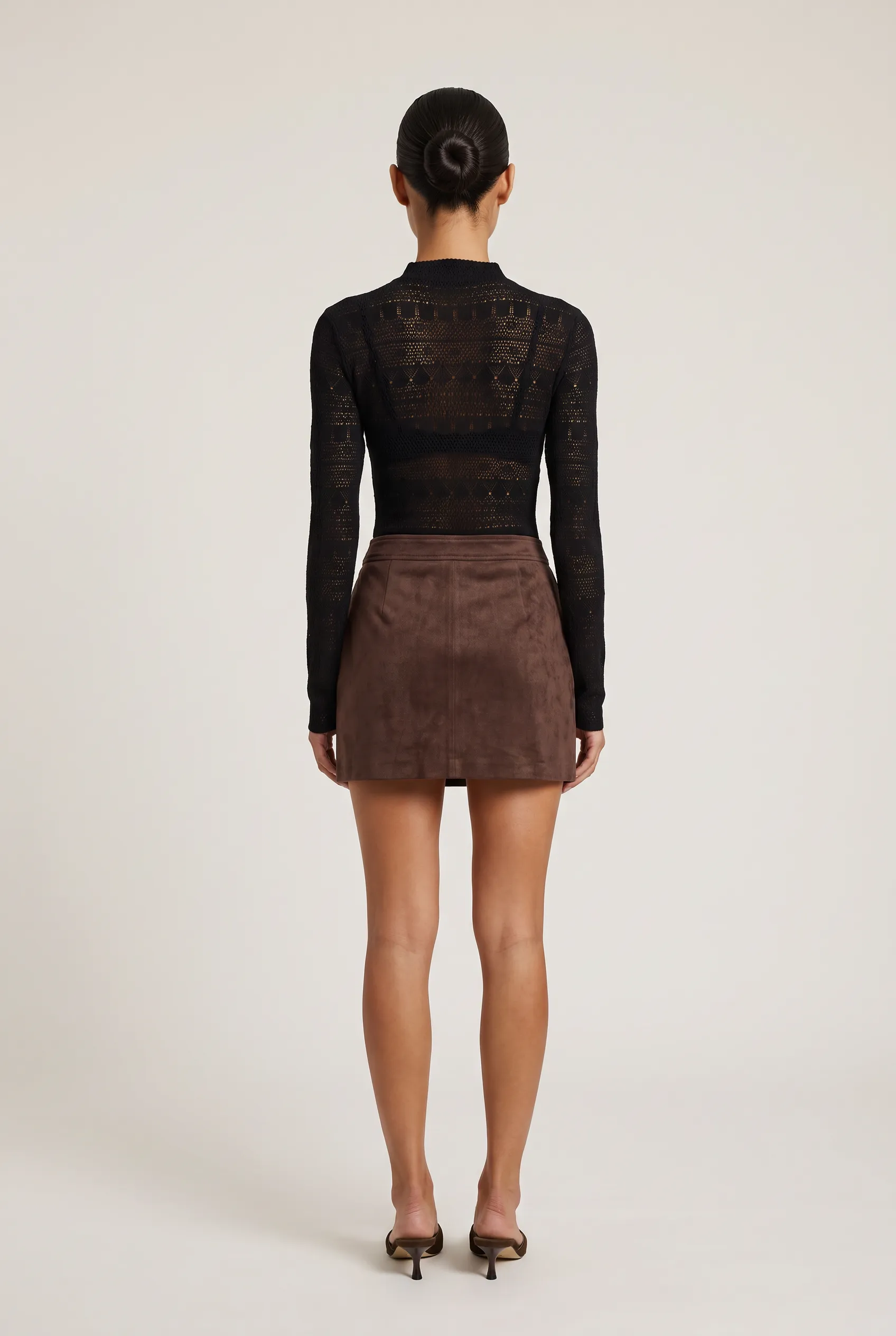 Perri Suede Mini Skirt sold by Mixology product image thumbnail 4